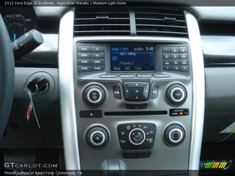 Controls of 2013 Edge SE EcoBoost