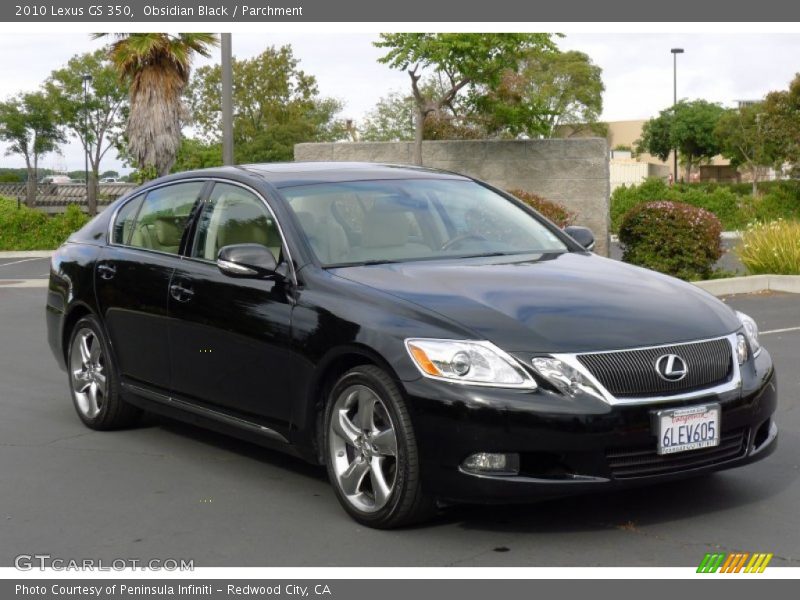 Obsidian Black / Parchment 2010 Lexus GS 350