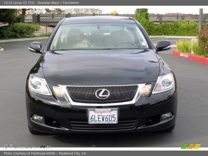 Obsidian Black / Parchment 2010 Lexus GS 350