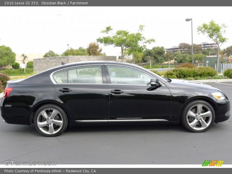 Obsidian Black / Parchment 2010 Lexus GS 350