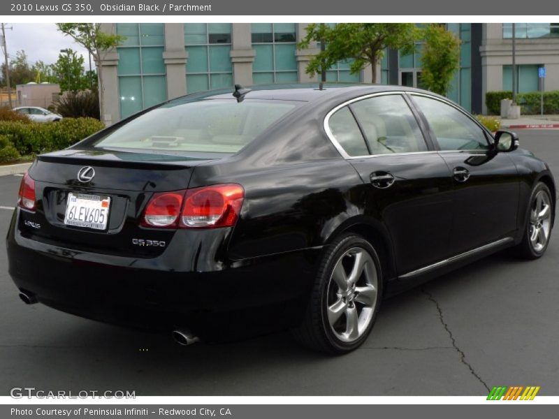 Obsidian Black / Parchment 2010 Lexus GS 350