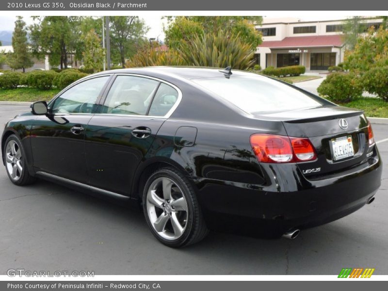 Obsidian Black / Parchment 2010 Lexus GS 350