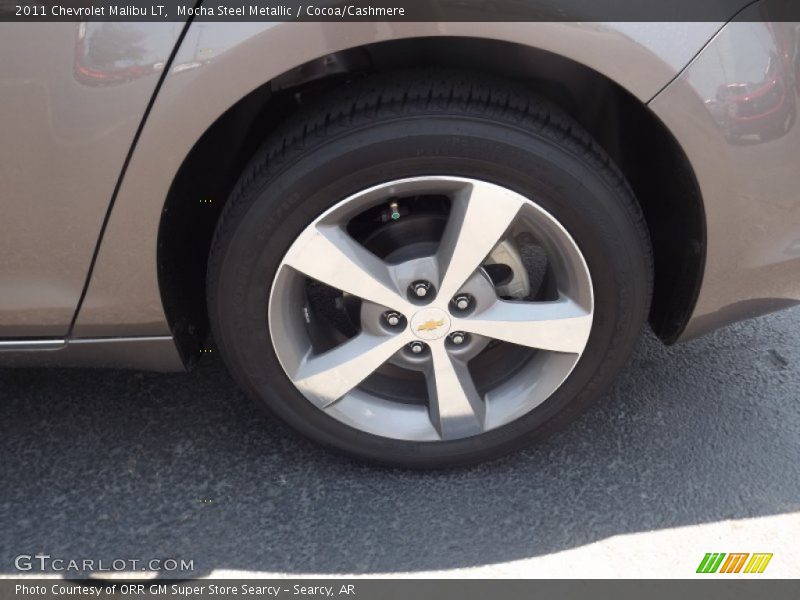 Mocha Steel Metallic / Cocoa/Cashmere 2011 Chevrolet Malibu LT