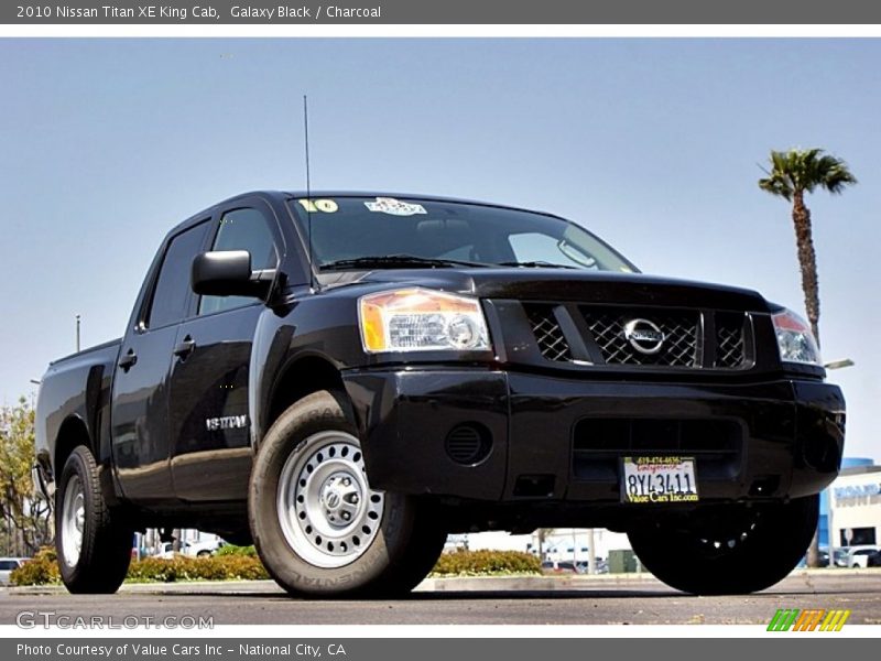 Galaxy Black / Charcoal 2010 Nissan Titan XE King Cab