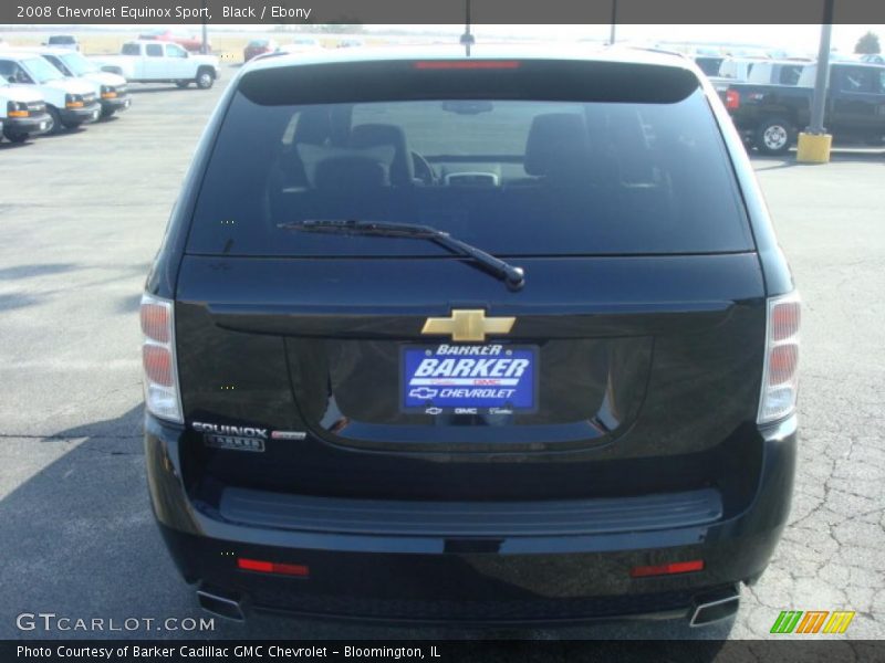 Black / Ebony 2008 Chevrolet Equinox Sport