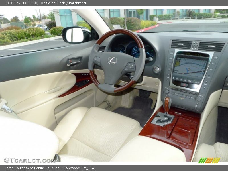 Dashboard of 2010 GS 350