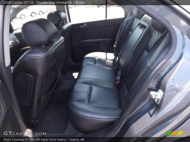 Thunder Gray ChromaFlair / Ebony 2008 Cadillac STS V8