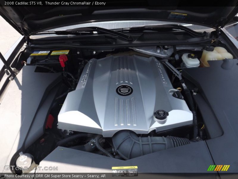 Thunder Gray ChromaFlair / Ebony 2008 Cadillac STS V8