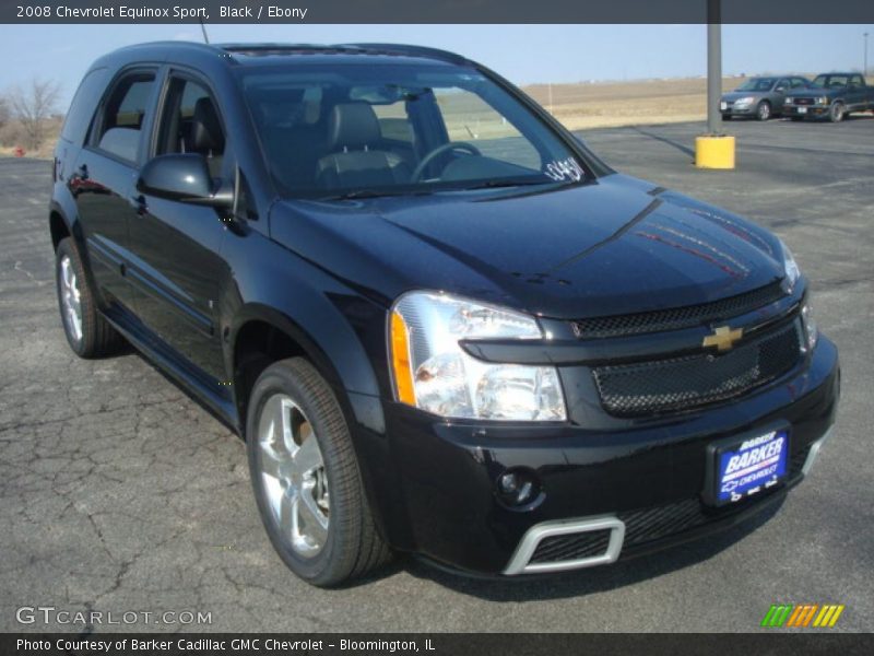 Black / Ebony 2008 Chevrolet Equinox Sport