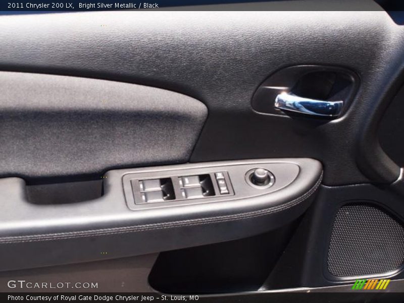 Bright Silver Metallic / Black 2011 Chrysler 200 LX