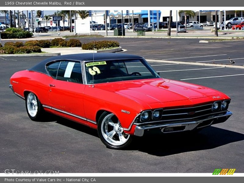 Front 3/4 View of 1969 Chevelle Malibu