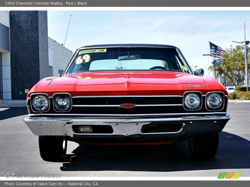 Red / Black 1969 Chevrolet Chevelle Malibu
