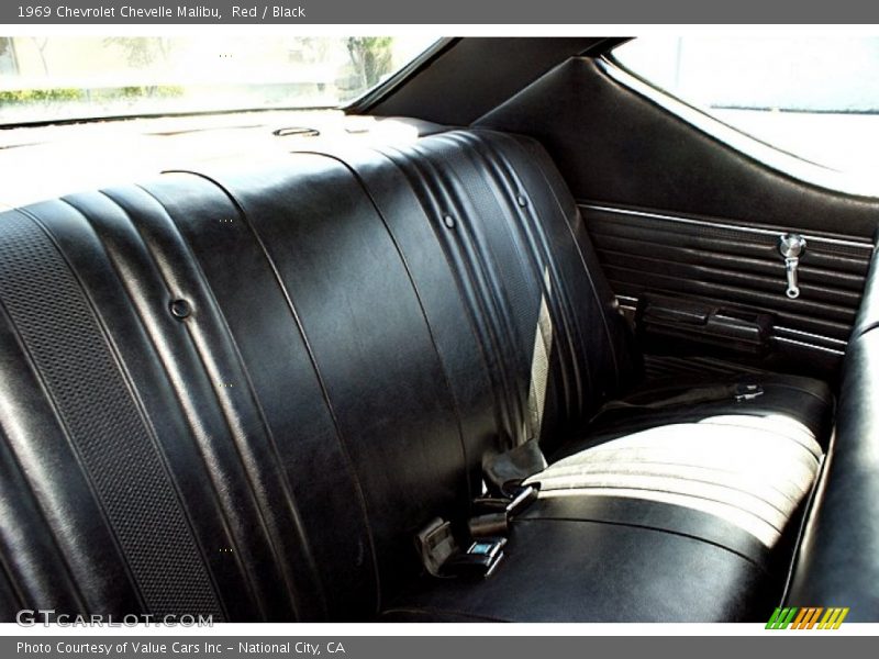 Rear Seat of 1969 Chevelle Malibu