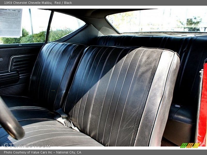Red / Black 1969 Chevrolet Chevelle Malibu