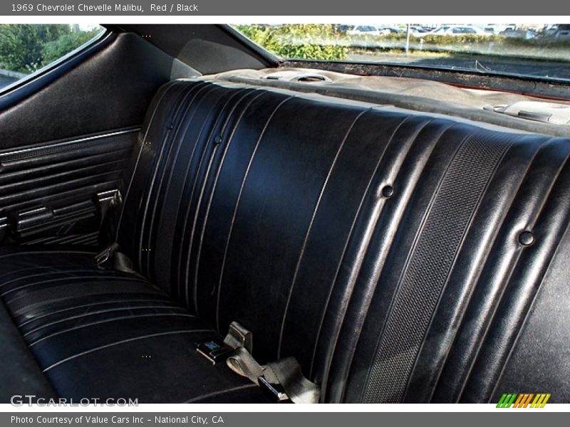 Red / Black 1969 Chevrolet Chevelle Malibu
