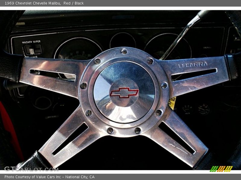 Red / Black 1969 Chevrolet Chevelle Malibu