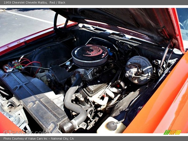Red / Black 1969 Chevrolet Chevelle Malibu