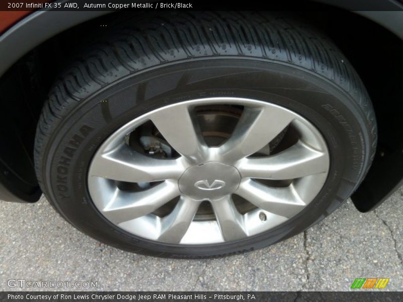 Autumn Copper Metallic / Brick/Black 2007 Infiniti FX 35 AWD