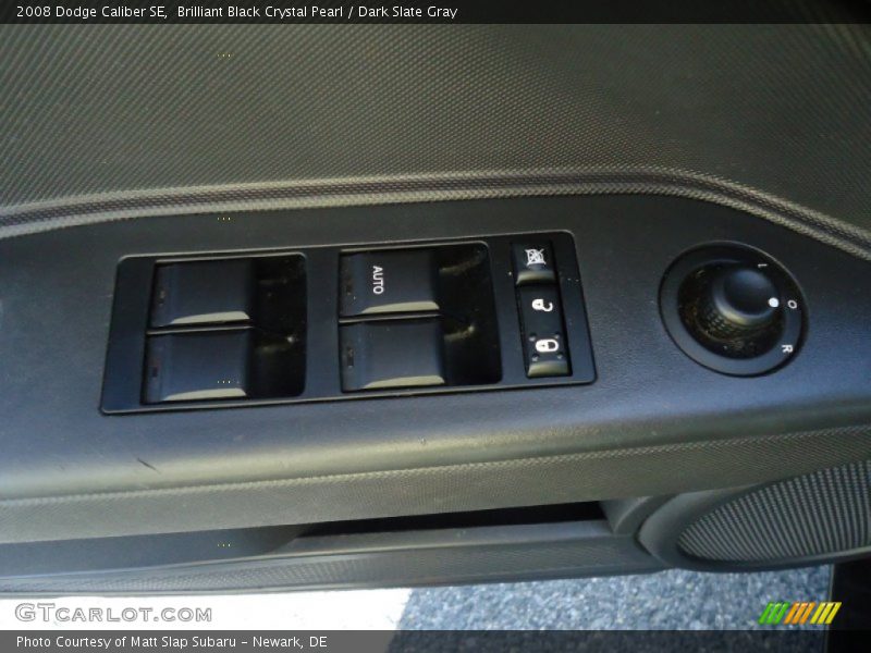 Brilliant Black Crystal Pearl / Dark Slate Gray 2008 Dodge Caliber SE
