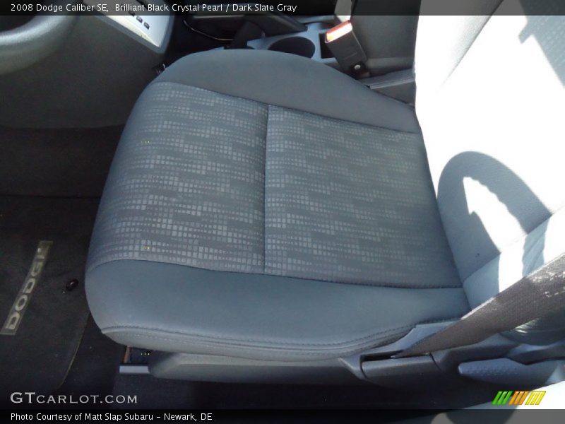 Brilliant Black Crystal Pearl / Dark Slate Gray 2008 Dodge Caliber SE