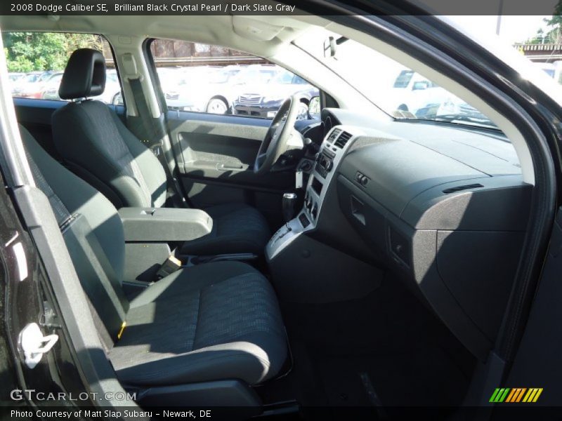 Brilliant Black Crystal Pearl / Dark Slate Gray 2008 Dodge Caliber SE