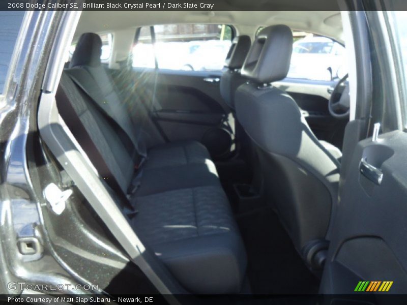 Brilliant Black Crystal Pearl / Dark Slate Gray 2008 Dodge Caliber SE