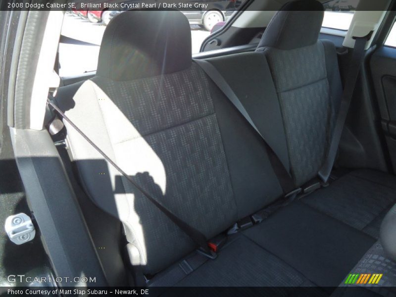 Brilliant Black Crystal Pearl / Dark Slate Gray 2008 Dodge Caliber SE