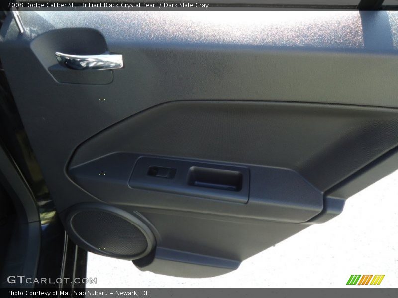 Brilliant Black Crystal Pearl / Dark Slate Gray 2008 Dodge Caliber SE