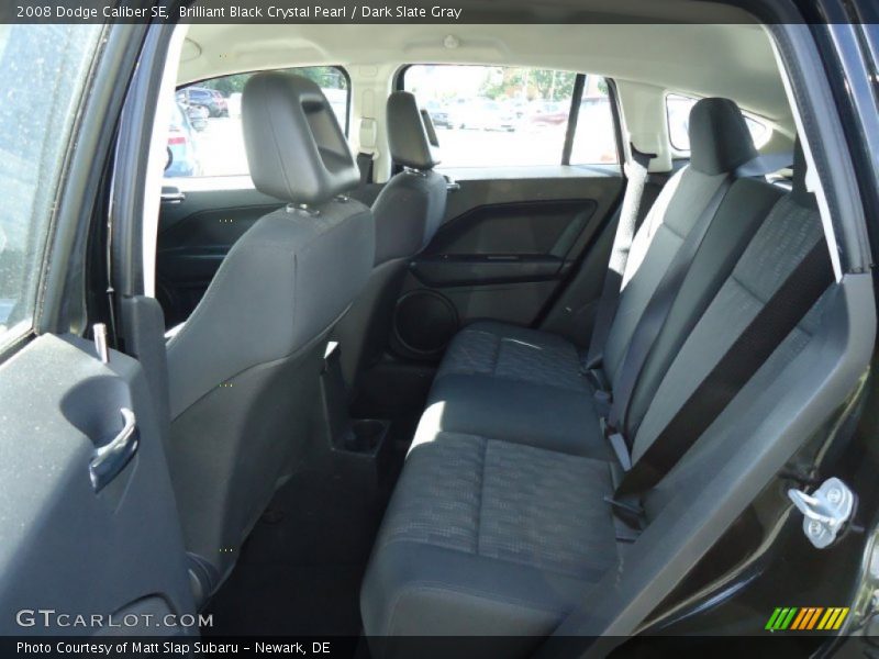 Brilliant Black Crystal Pearl / Dark Slate Gray 2008 Dodge Caliber SE