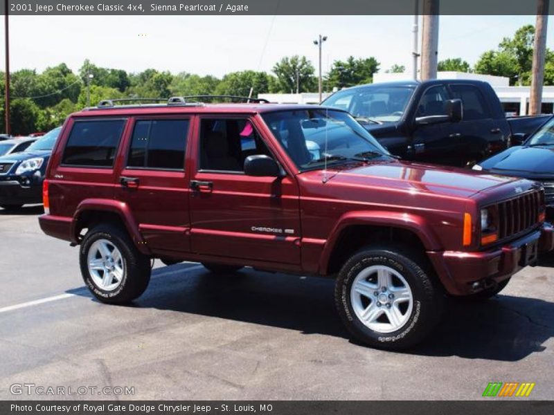 Sienna Pearlcoat / Agate 2001 Jeep Cherokee Classic 4x4