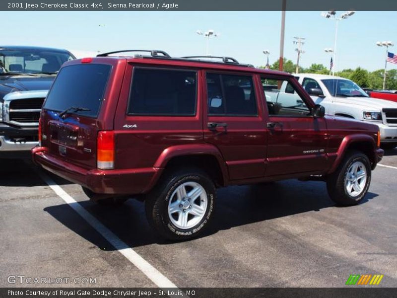 Sienna Pearlcoat / Agate 2001 Jeep Cherokee Classic 4x4