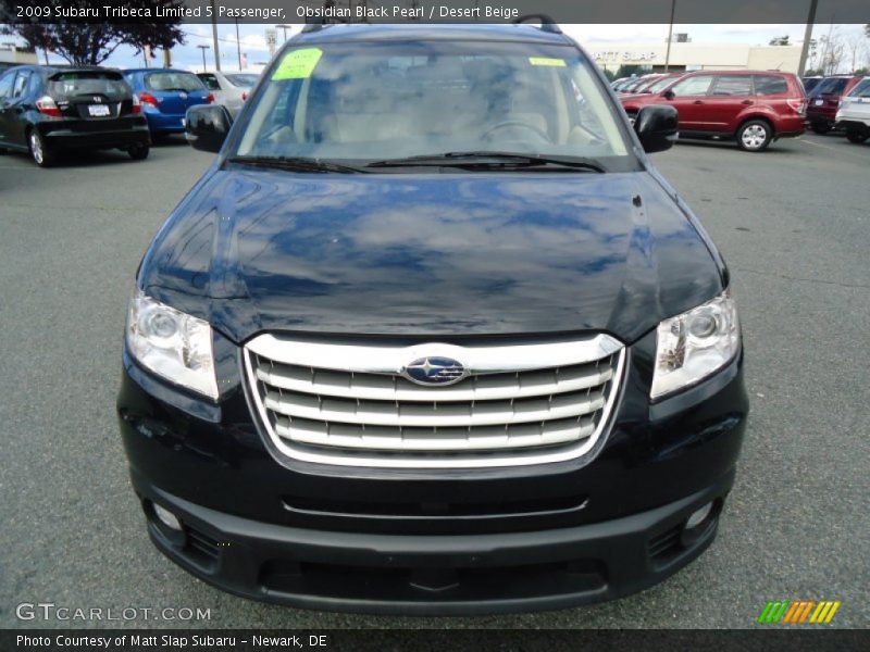Obsidian Black Pearl / Desert Beige 2009 Subaru Tribeca Limited 5 Passenger