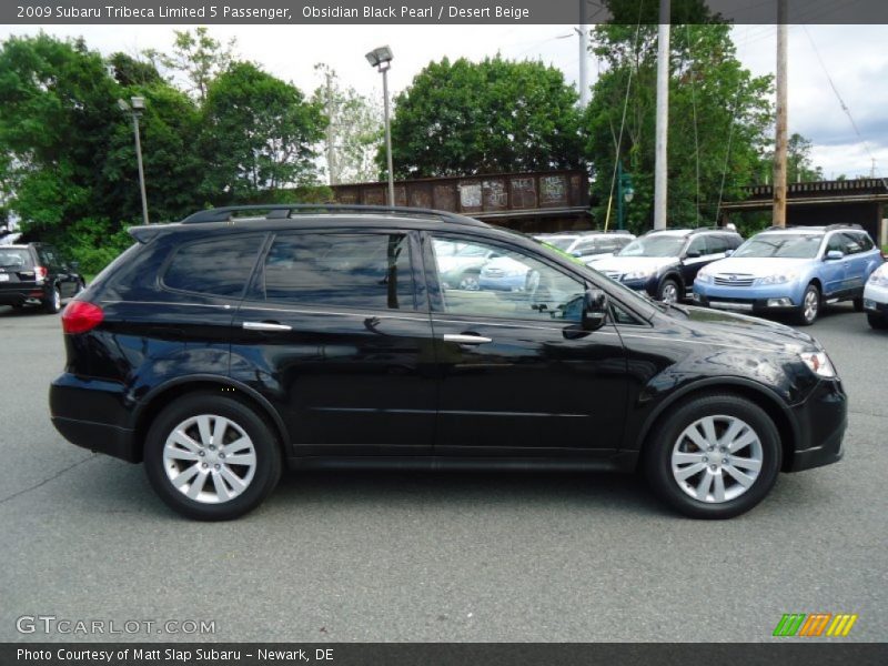 Obsidian Black Pearl / Desert Beige 2009 Subaru Tribeca Limited 5 Passenger