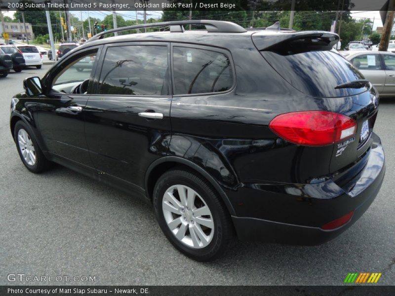 Obsidian Black Pearl / Desert Beige 2009 Subaru Tribeca Limited 5 Passenger