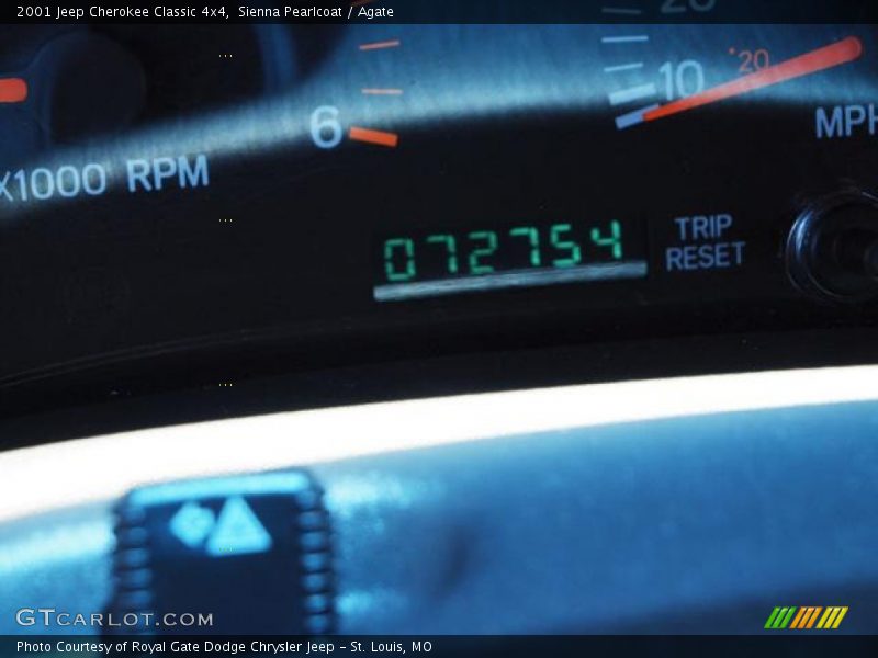 Sienna Pearlcoat / Agate 2001 Jeep Cherokee Classic 4x4