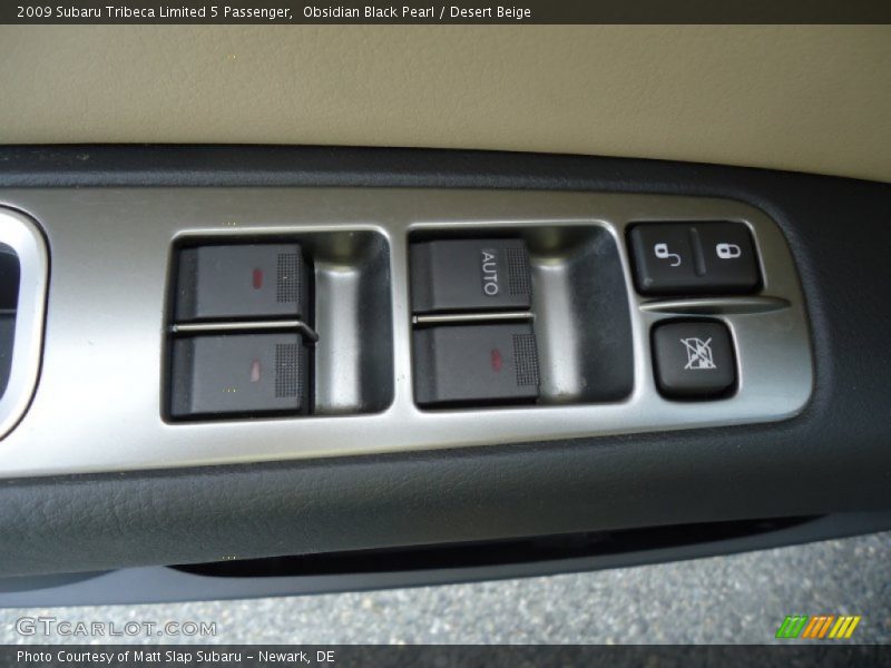 Obsidian Black Pearl / Desert Beige 2009 Subaru Tribeca Limited 5 Passenger