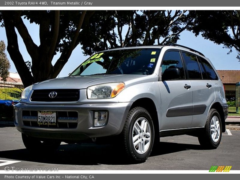 Titanium Metallic / Gray 2002 Toyota RAV4 4WD