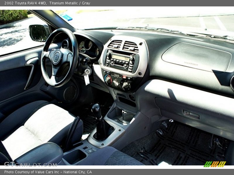 Titanium Metallic / Gray 2002 Toyota RAV4 4WD