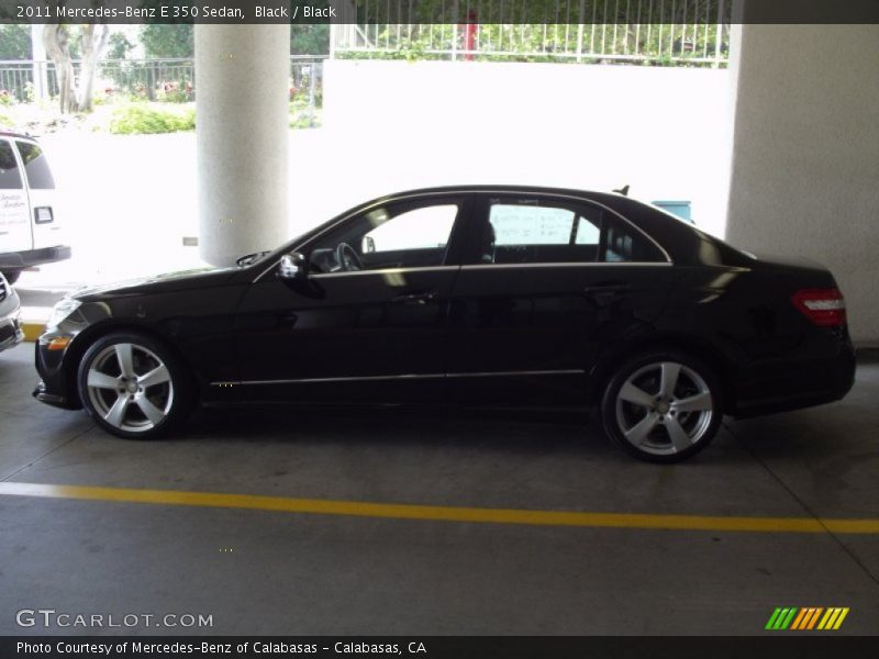Black / Black 2011 Mercedes-Benz E 350 Sedan