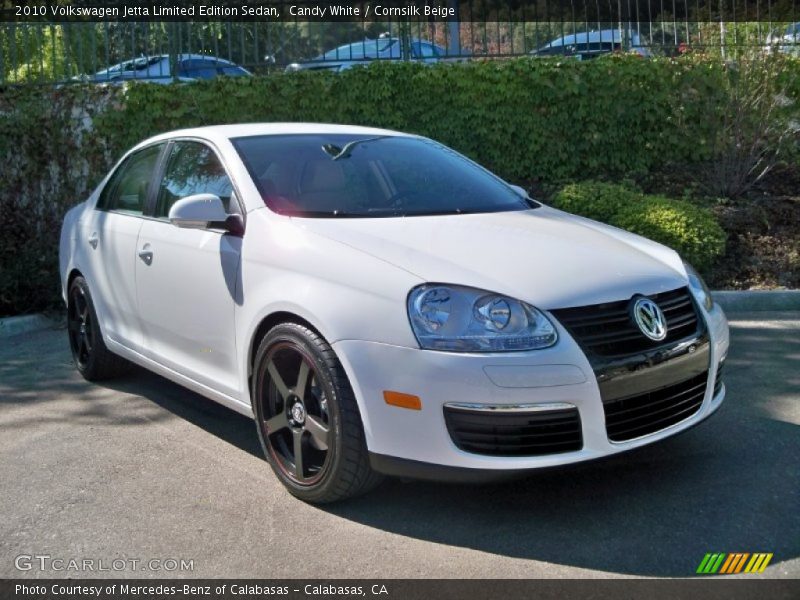 Candy White / Cornsilk Beige 2010 Volkswagen Jetta Limited Edition Sedan