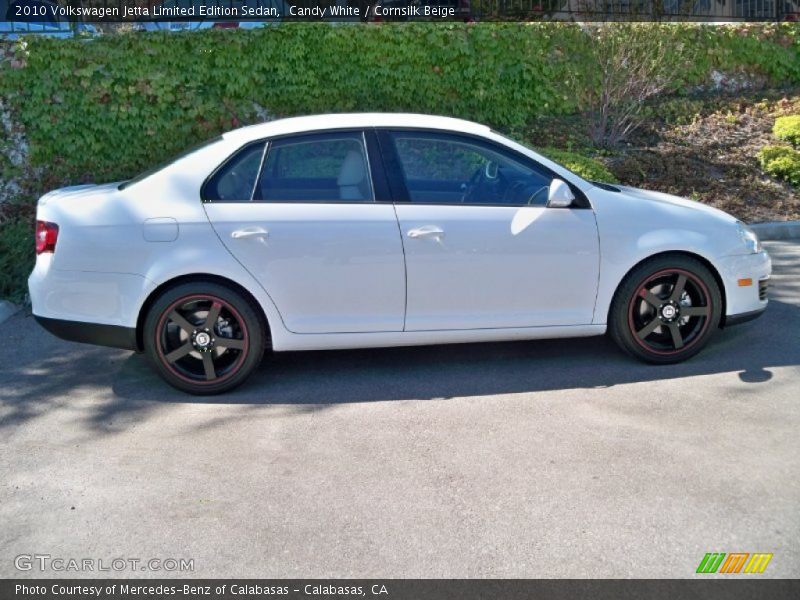 Candy White / Cornsilk Beige 2010 Volkswagen Jetta Limited Edition Sedan