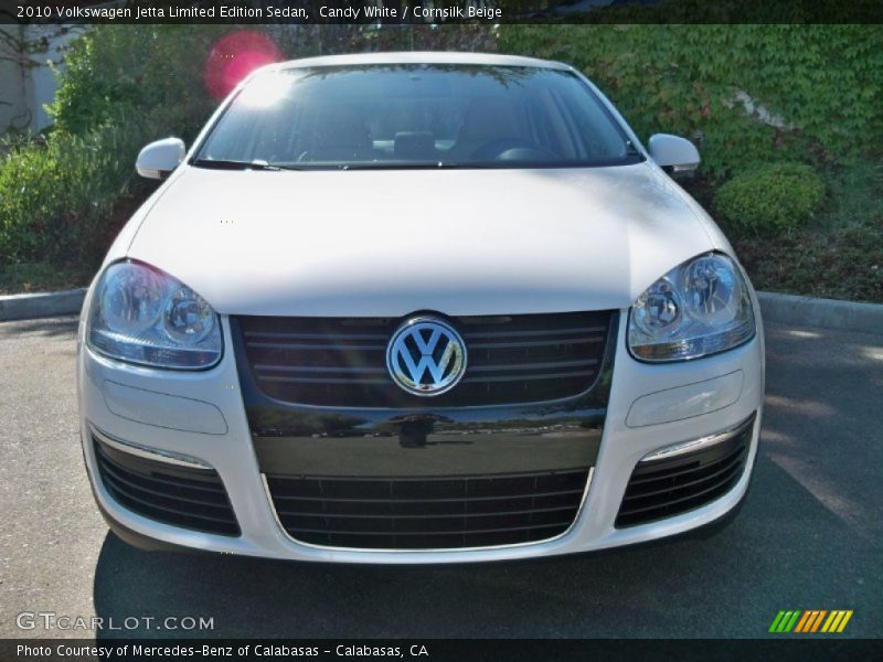 Candy White / Cornsilk Beige 2010 Volkswagen Jetta Limited Edition Sedan