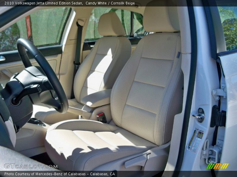 Candy White / Cornsilk Beige 2010 Volkswagen Jetta Limited Edition Sedan