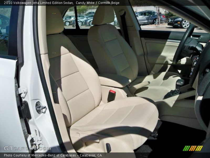 Candy White / Cornsilk Beige 2010 Volkswagen Jetta Limited Edition Sedan