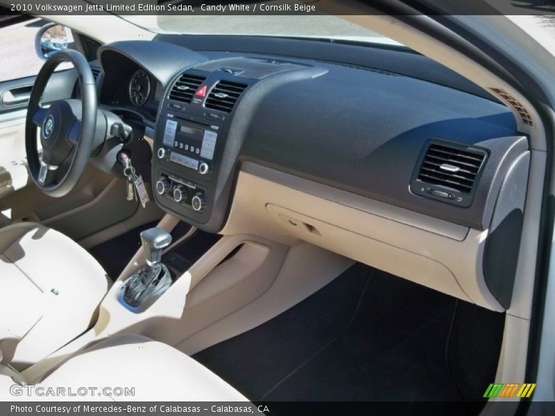 Candy White / Cornsilk Beige 2010 Volkswagen Jetta Limited Edition Sedan