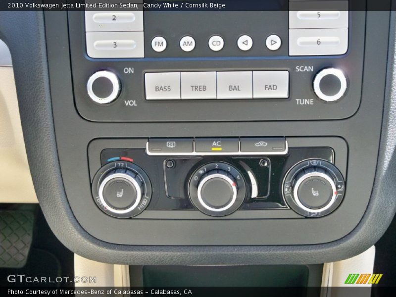 Candy White / Cornsilk Beige 2010 Volkswagen Jetta Limited Edition Sedan