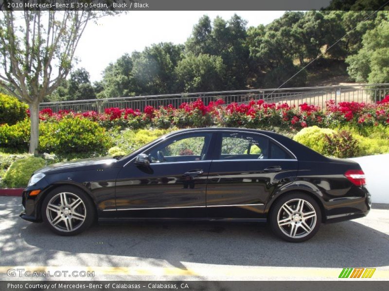 Black / Black 2010 Mercedes-Benz E 350 Sedan