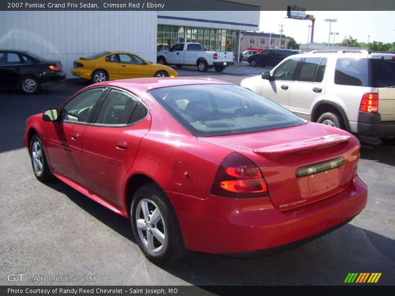 Crimson Red / Ebony 2007 Pontiac Grand Prix Sedan