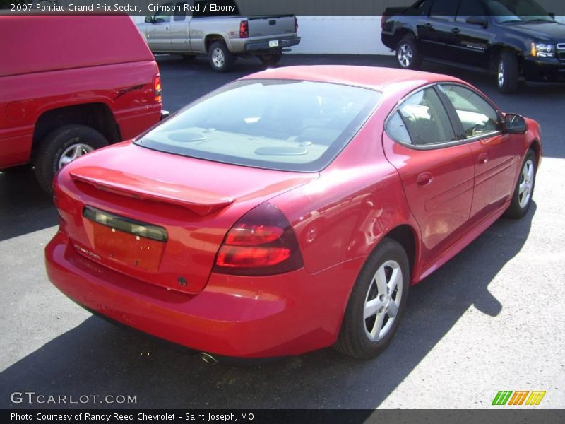 Crimson Red / Ebony 2007 Pontiac Grand Prix Sedan