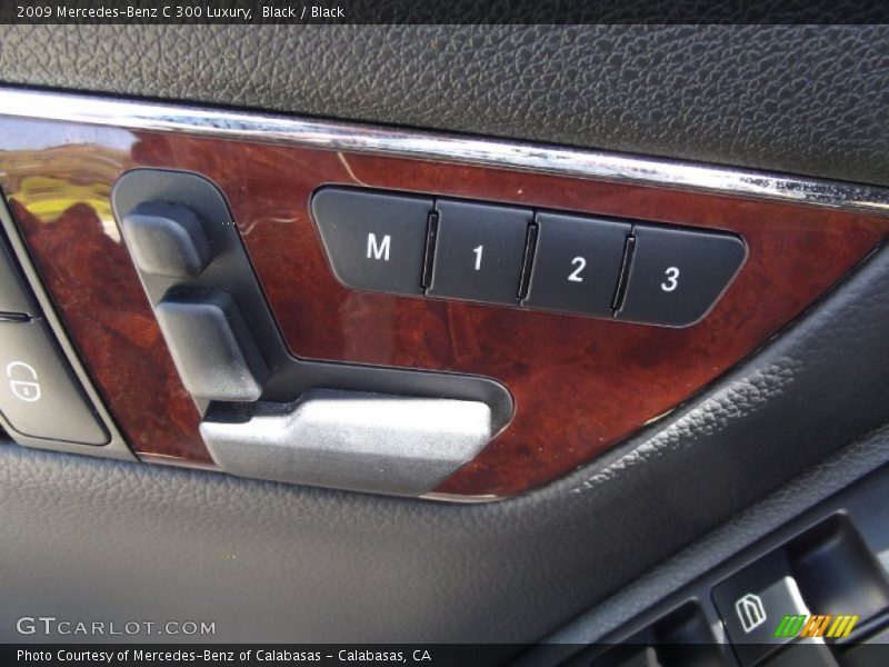 Black / Black 2009 Mercedes-Benz C 300 Luxury